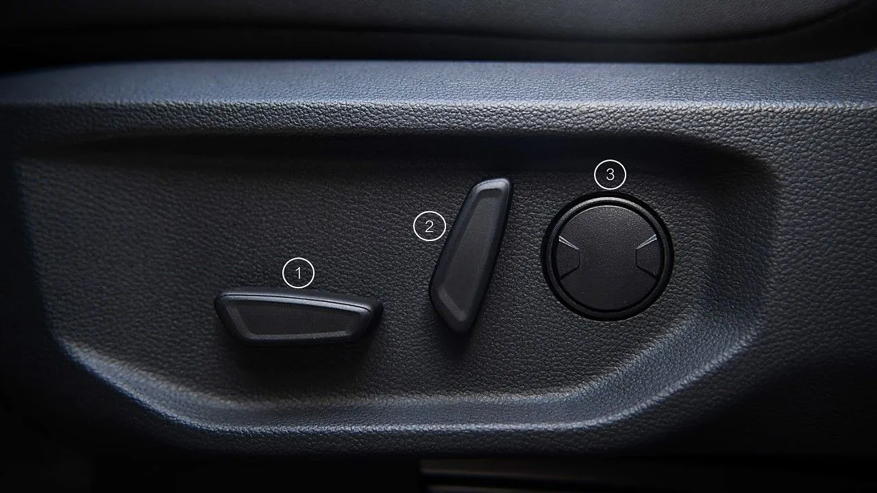 Asiento del conductor con ajuste eléctrico